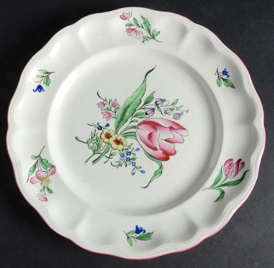 Old Strasbourg (Off White Background) Dinner Plate by Luneville-1