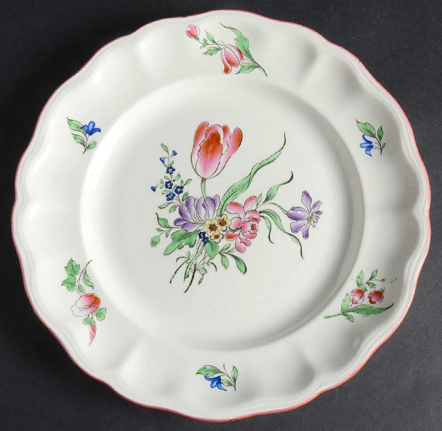 Old Strasbourg (Off White Background) Dinner Plate by Luneville-1