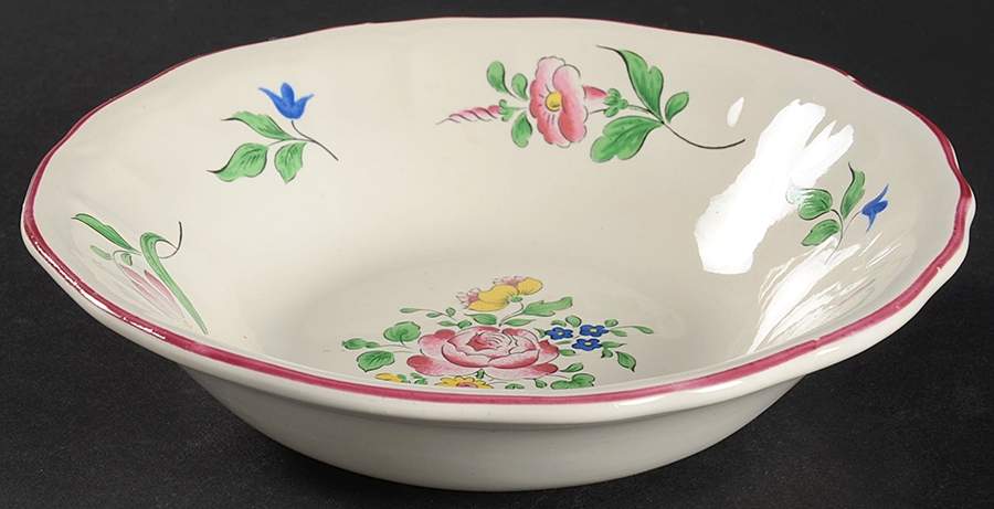 Old Strasbourg (Off White Background) Coupe Cereal Bowl by Luneville-1