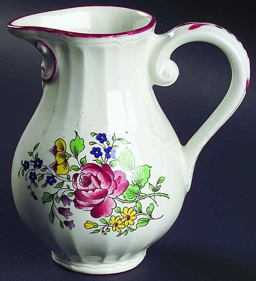 Old Strasbourg (Off White Background) Creamer by Luneville-1
