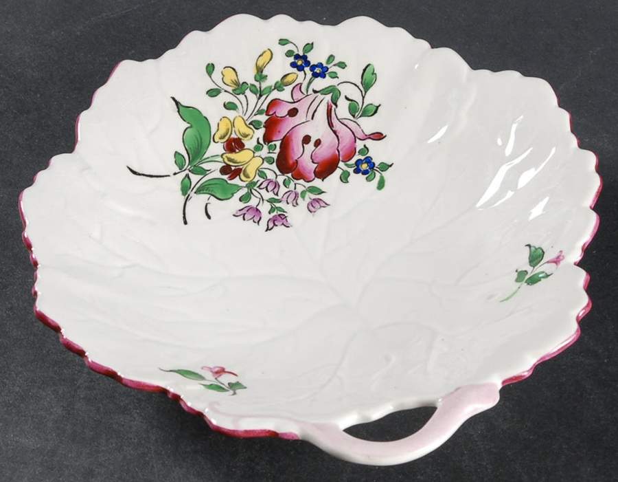 Old Strasbourg (Off White Background) 7" Leaf Dish by Luneville-1