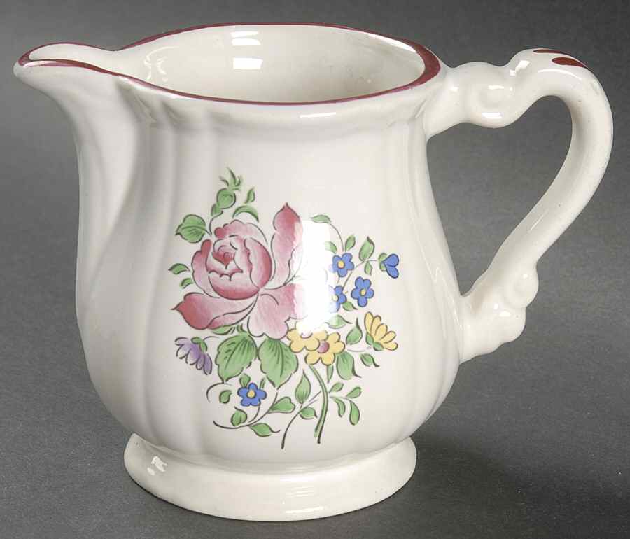 Old Strasbourg (Off White Background) Creamer by Luneville-1