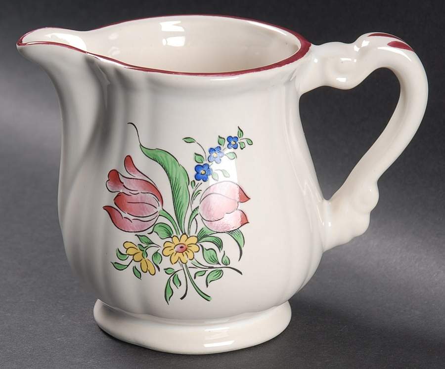 Old Strasbourg (Off White Background) Creamer by Luneville-1