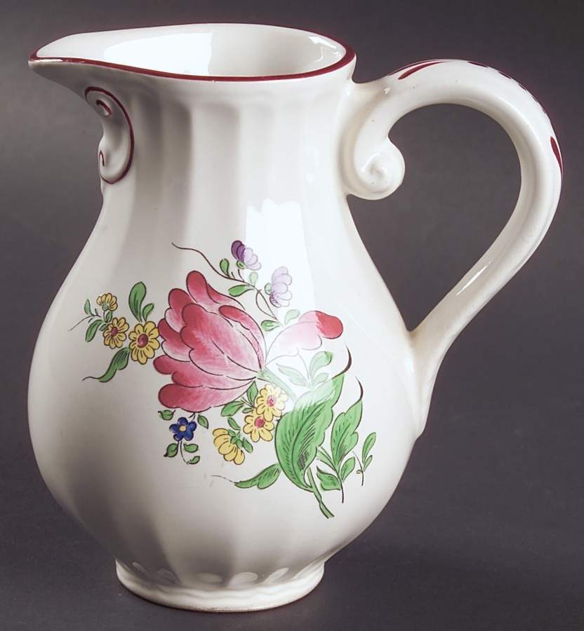Old Strasbourg (Off White Background) Creamer by Luneville-1