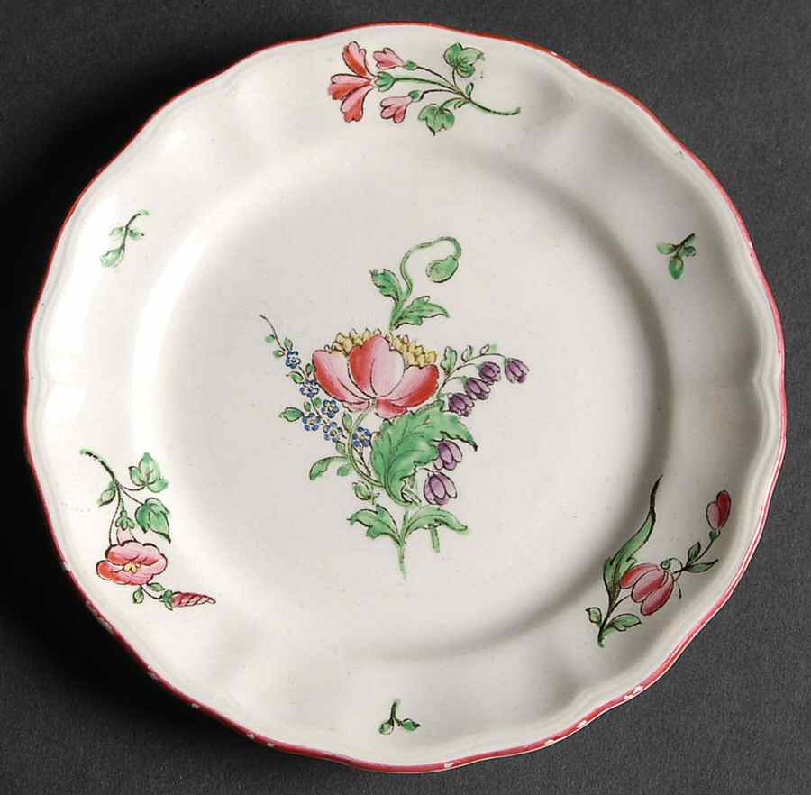 Old Strasbourg (Off White Background) Bread & Butter Plate by Luneville-1