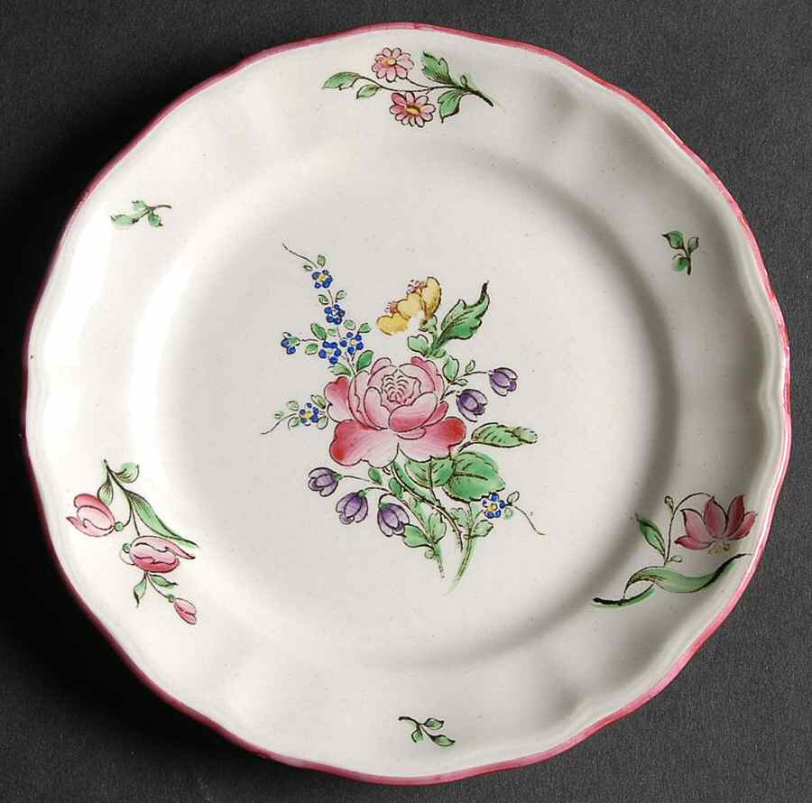 Old Strasbourg (Off White Background) Bread & Butter Plate by Luneville-1