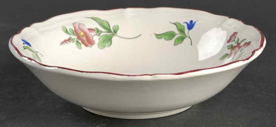Old Strasbourg (Off White Background) Coupe Cereal Bowl by Luneville-1