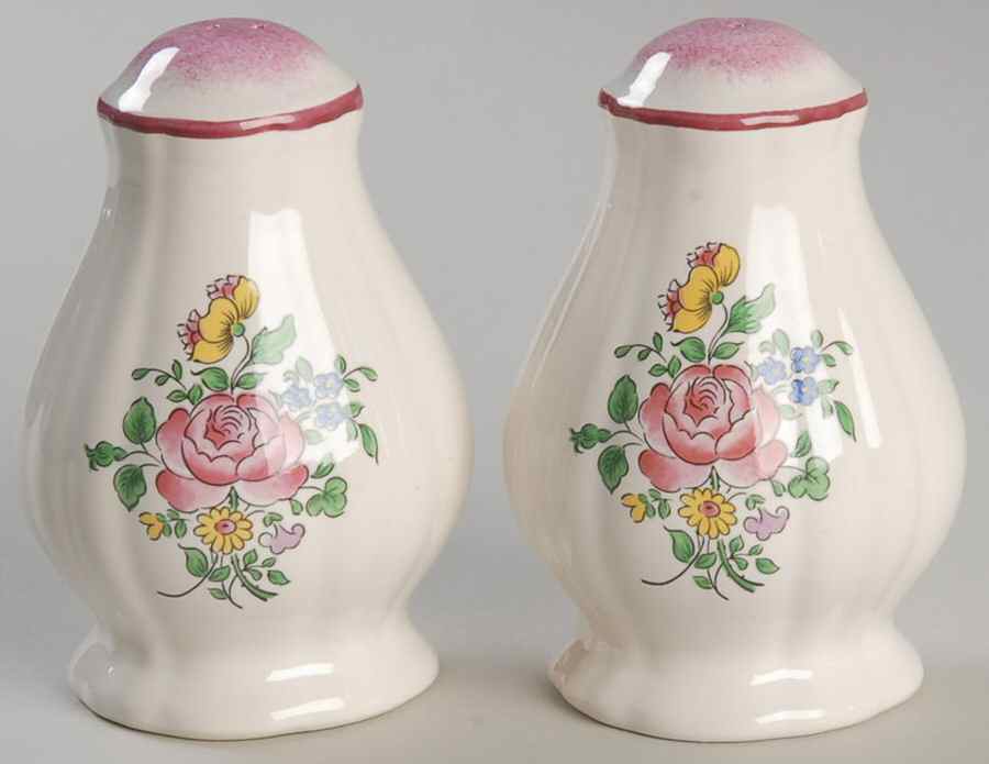 Old Strasbourg (Off White Background) Salt & Pepper Set by Luneville-1