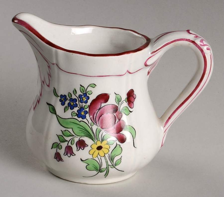 Old Strasbourg (Off White Background) Mini Creamer by Luneville-1