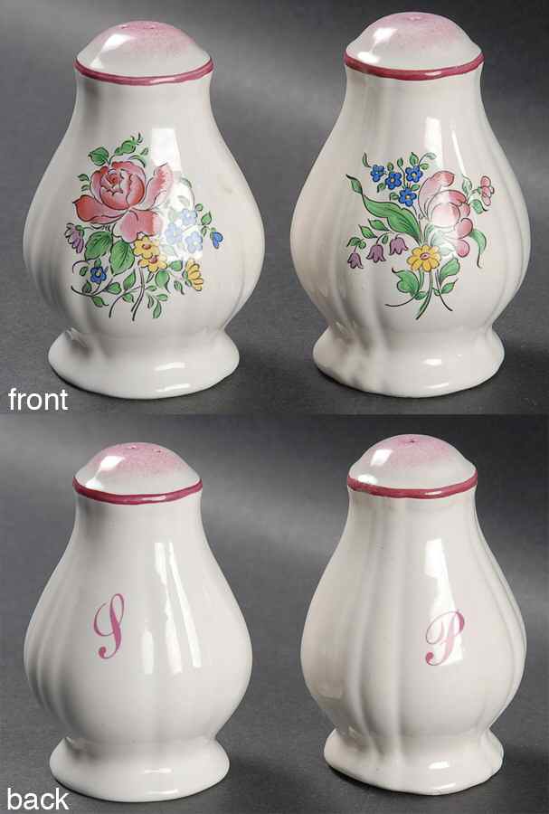 Old Strasbourg (Off White Background) Salt & Pepper Set by Luneville-1