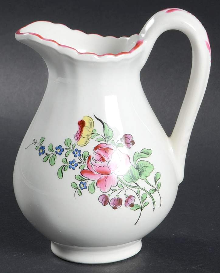 Old Strasbourg (Off White Background) Creamer by Luneville-1
