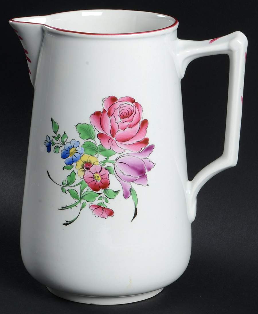 Old Strasbourg (Off White Background) 64 Oz Pitcher by Luneville-1