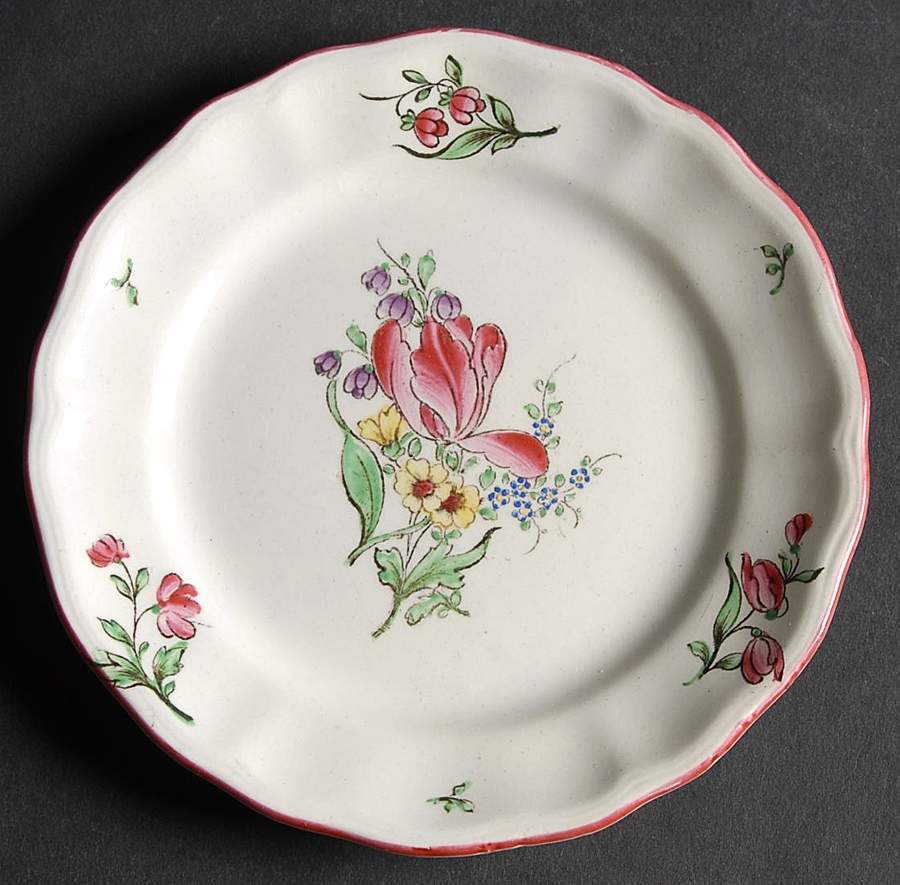 Old Strasbourg (Off White Background) Bread & Butter Plate by Luneville-1