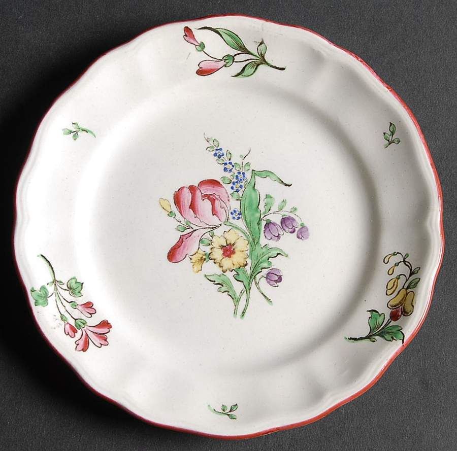 Old Strasbourg (Off White Background) Bread & Butter Plate by Luneville-1