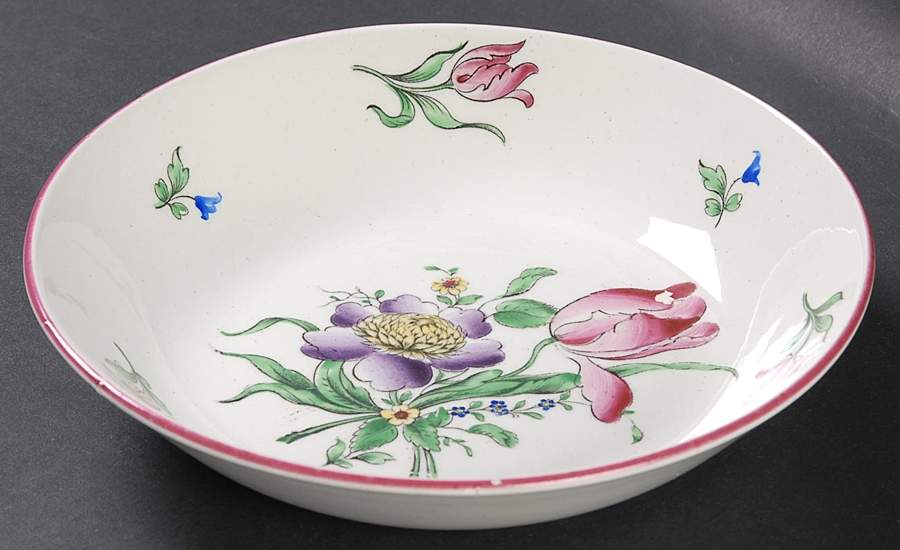 Old Strasbourg (Off White Background) Coupe Soup Bowl by Luneville-1