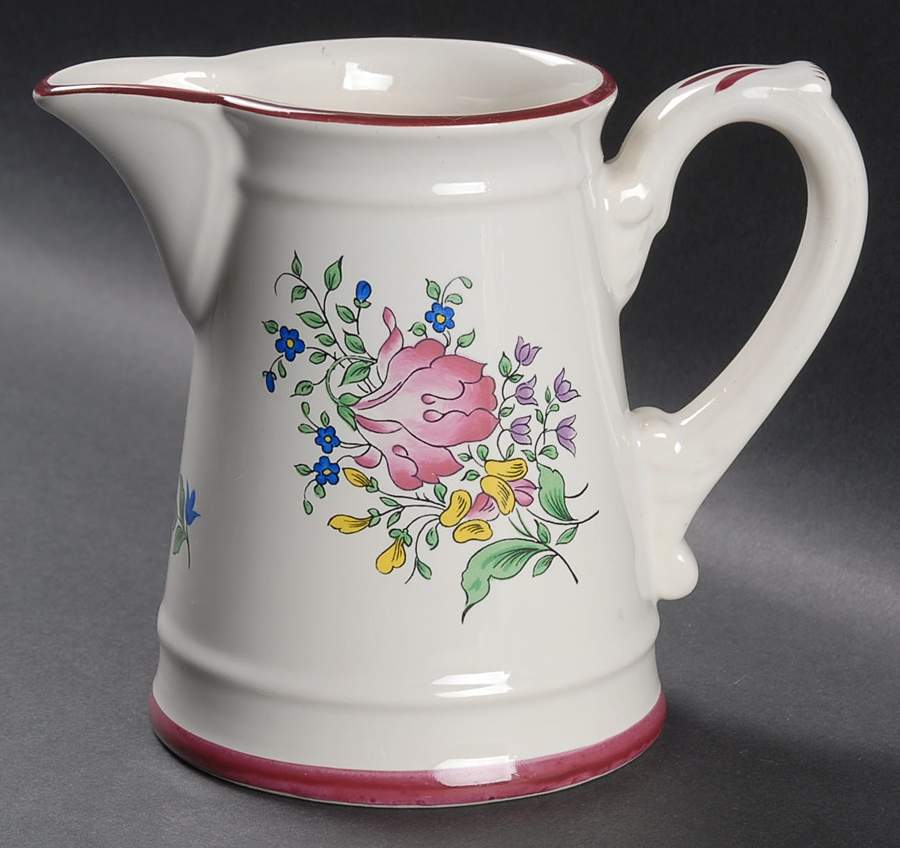 Old Strasbourg (Off White Background) 20 Oz Pitcher by Luneville-1