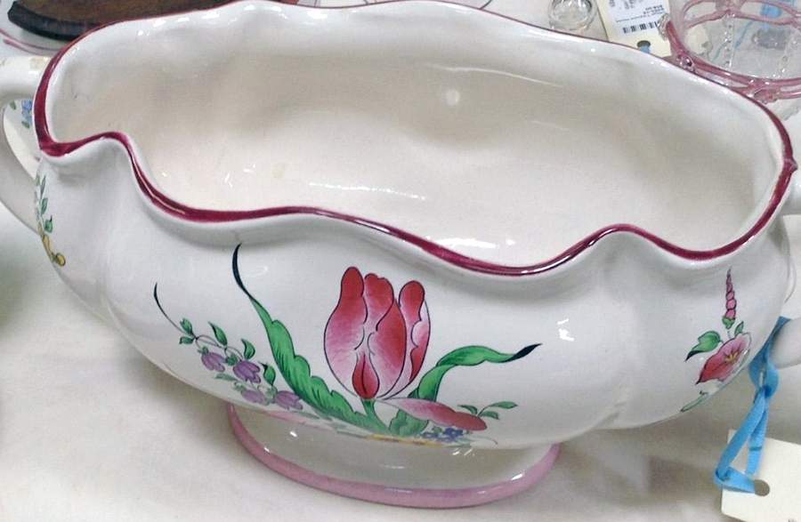 Old Strasbourg (Off White Background) Centerpiece by Luneville-1