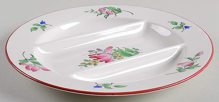 Old Strasbourg (Off White Background) 3-Part Relish by Luneville-1