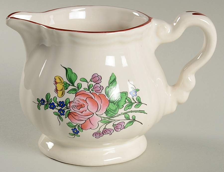Old Strasbourg (Off White Background) 18 Oz Pitcher by Luneville-1