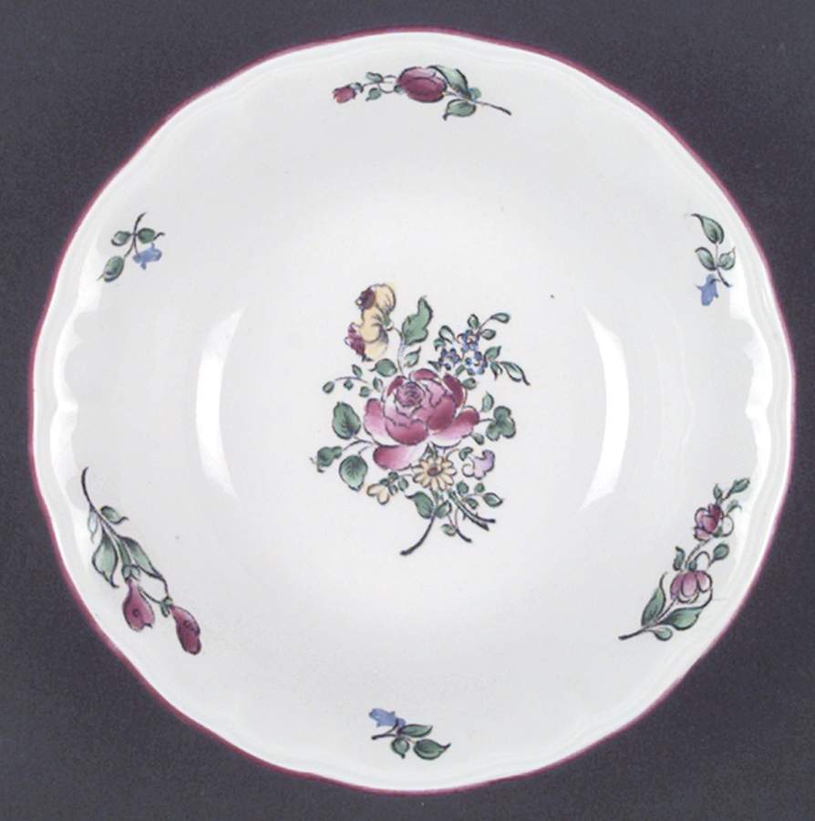 Old Strasbourg (Off White Background) Coupe Cereal Bowl by Luneville-1