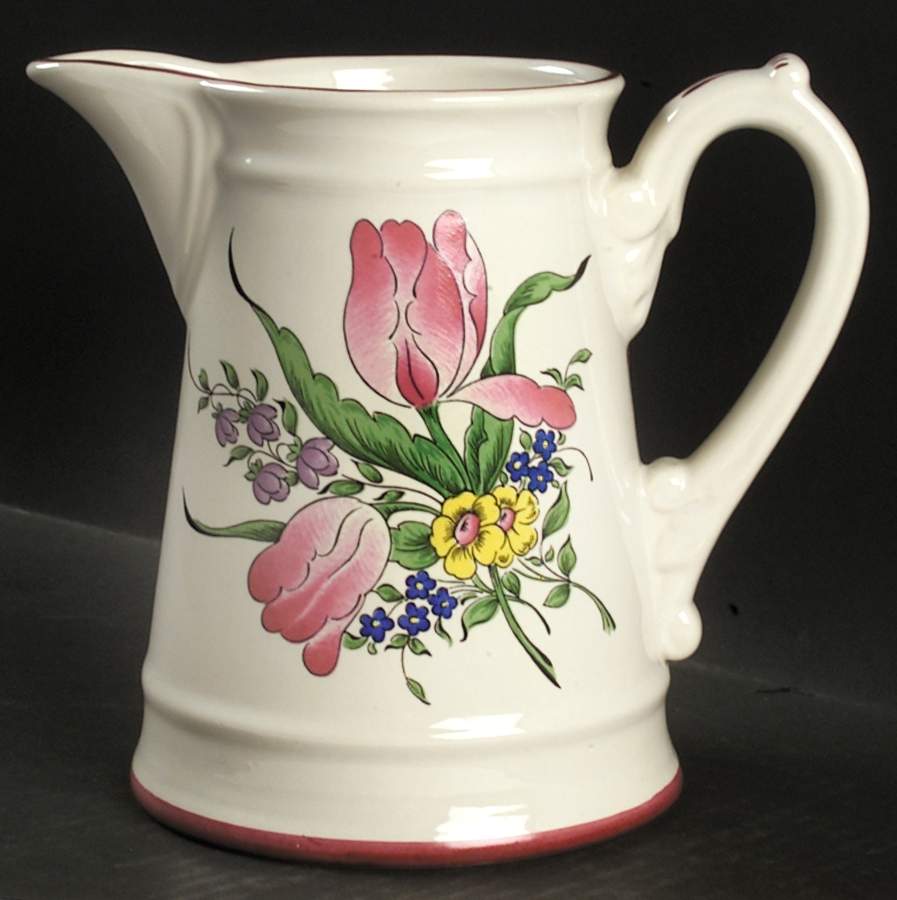 Old Strasbourg (Off White Background) 32 Oz Pitcher by Luneville-1