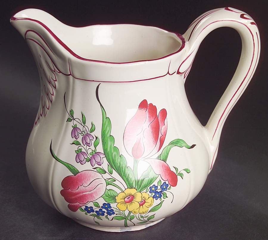 Old Strasbourg (Off White Background) 40 Oz Jug by Luneville-1