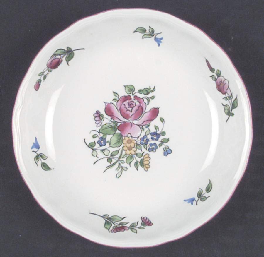 Old Strasbourg (Off White Background) Fruit/Dessert (Sauce) Bowl by Luneville-1