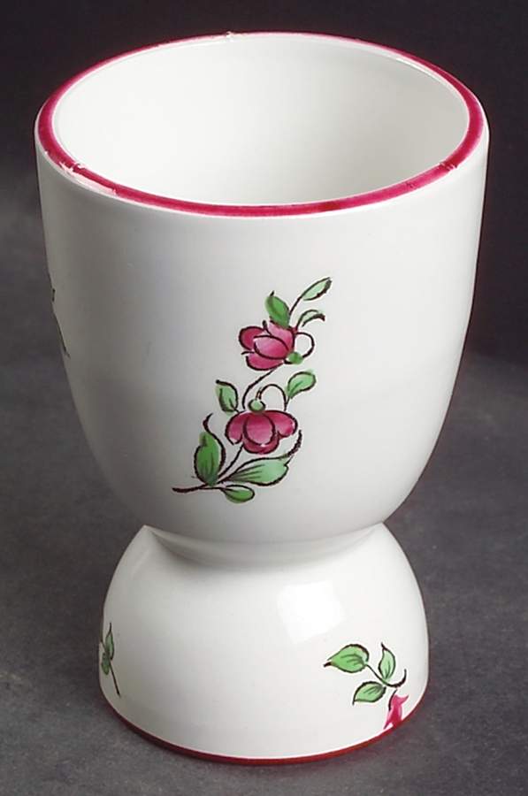 Old Strasbourg (Off White Background) Double Egg Cup by Luneville-1