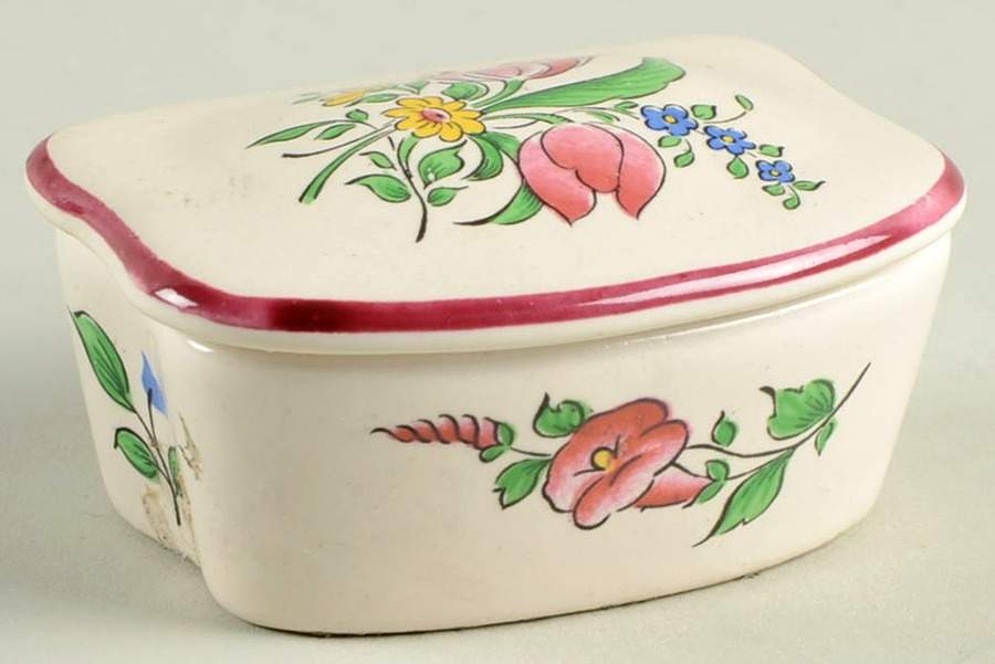 Old Strasbourg (Off White Background) 2" Rectangular Box & Lid by Luneville-1