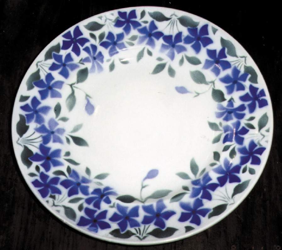 Pervenche Dinner Plate by Luneville-1