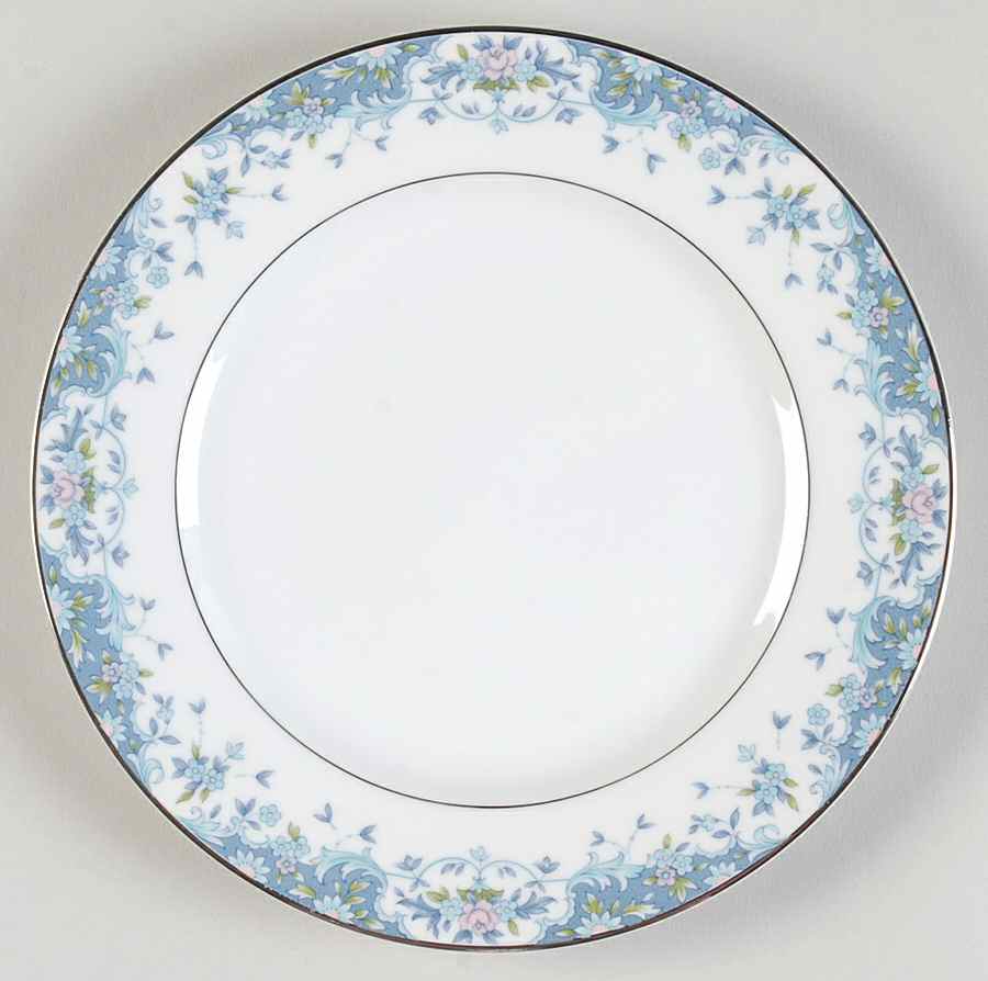 Blue Madeira Salad Plate by Lynnbrooke-1