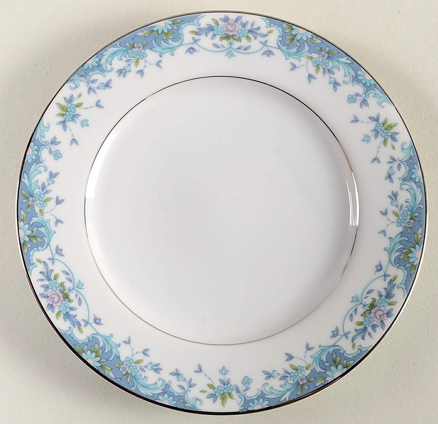 Blue Madeira Bread & Butter Plate by Lynnbrooke-1