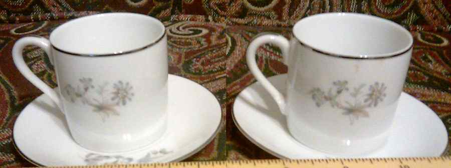 Evening Breeze Flat Demitasse Cup & Saucer Set by Lynnbrooke-1