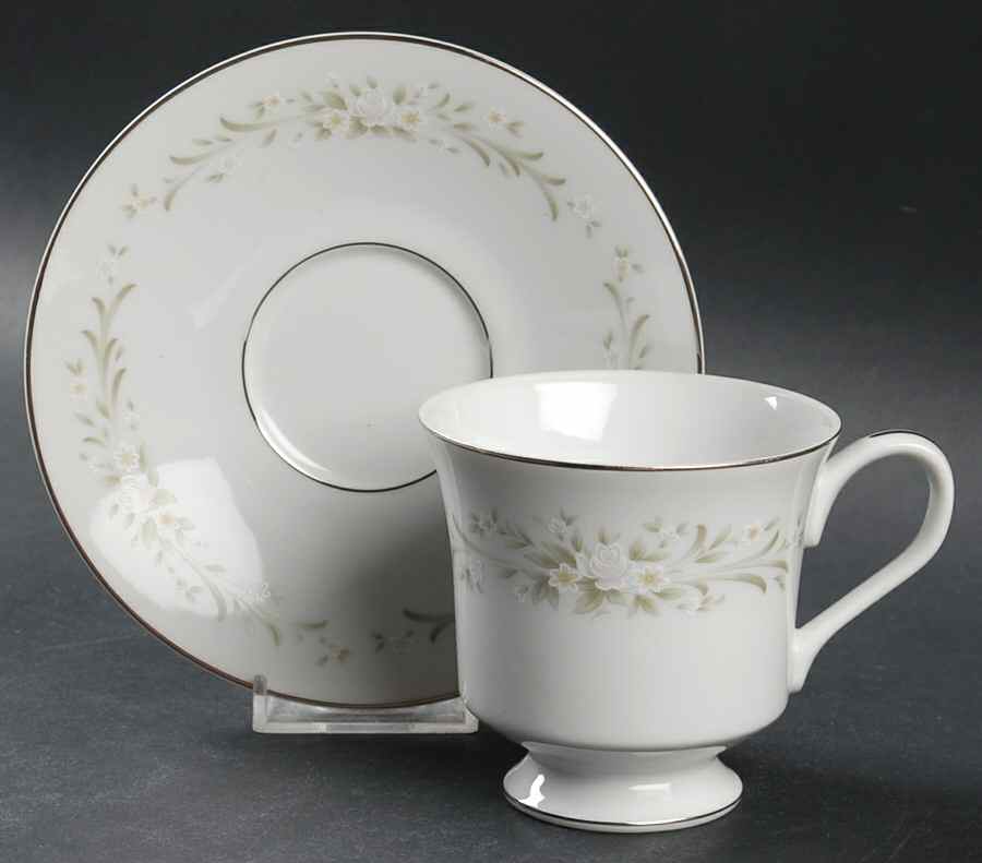 Larksong Footed Cup & Saucer Set by Lynnbrooke-1