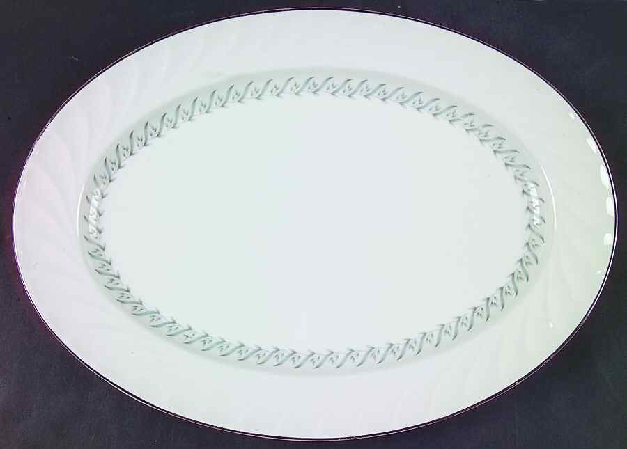 Silouette 14" Oval Serving Platter by Lynnbrooke-1