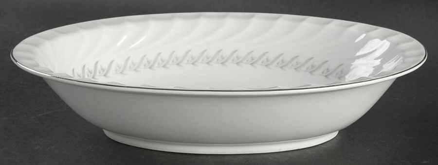 Silouette 10" Oval Vegetable Bowl by Lynnbrooke-1