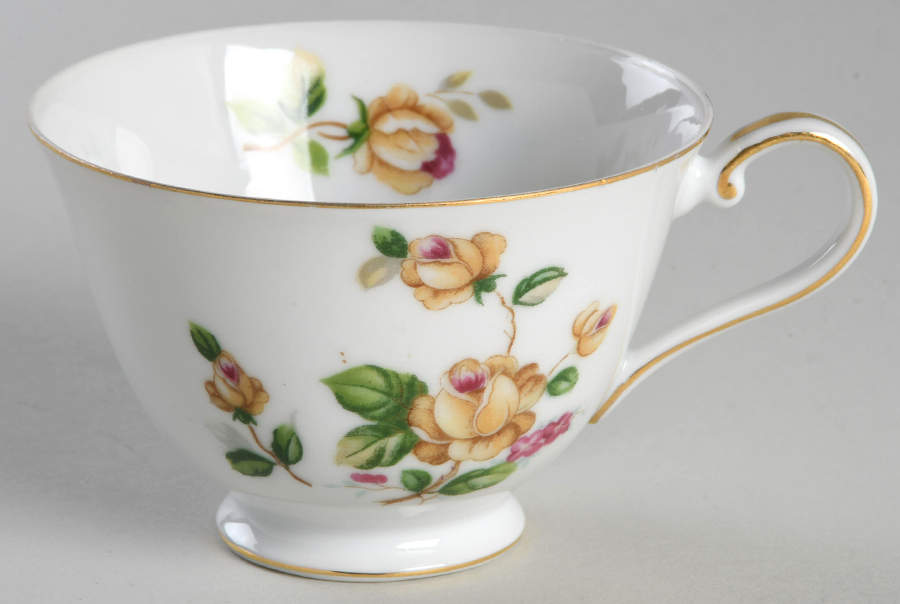 Golden Rose Footed Cup by Lynmore-1