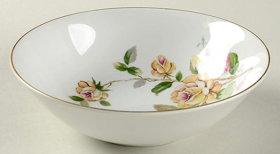 Golden Rose Coupe Cereal Bowl by Lynmore-1