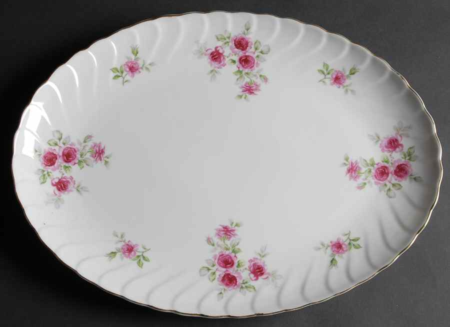 Romance 16" Oval Serving Platter by Lynmore-1