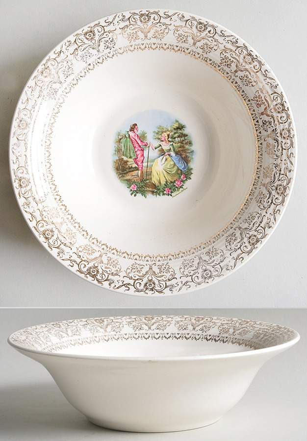 Farewell 8" Round Vegetable Bowl by Limoges-American-1