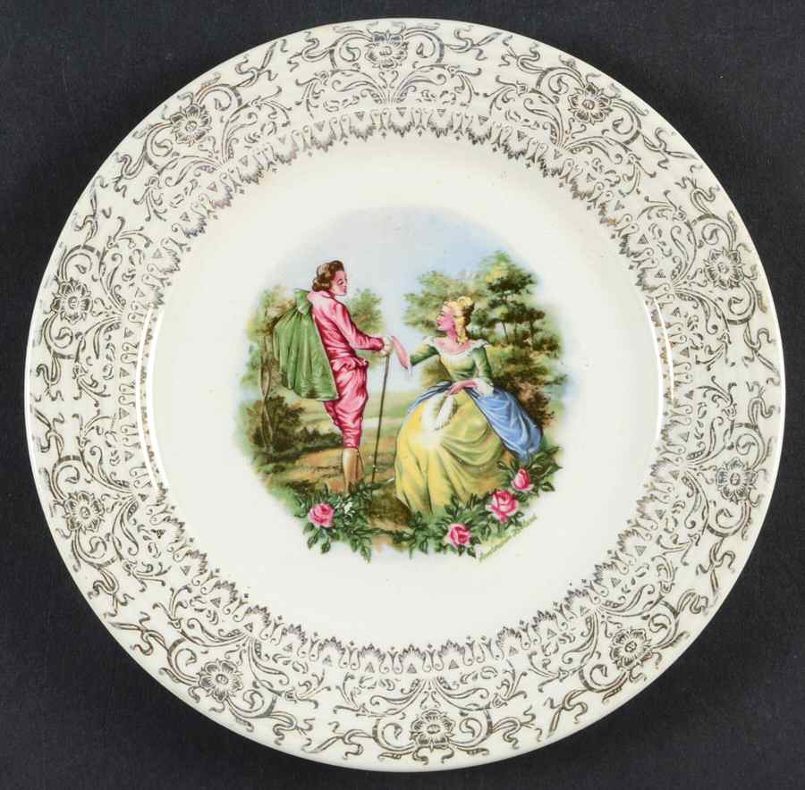 Farewell Bread & Butter Plate by Limoges-American-1