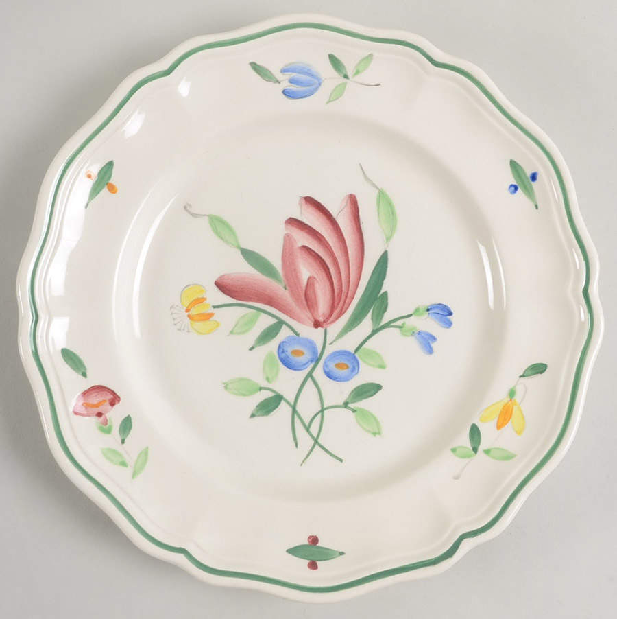Tulipe Luncheon Plate by Longchamp-1