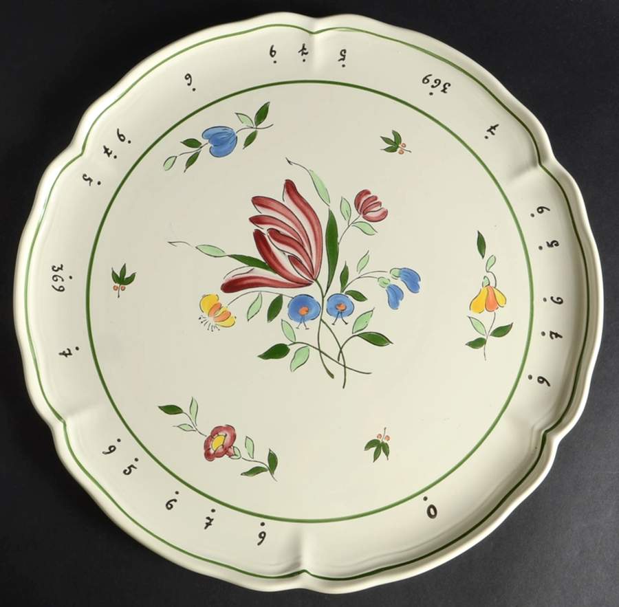 Tulipe Cake Plate by Longchamp-1