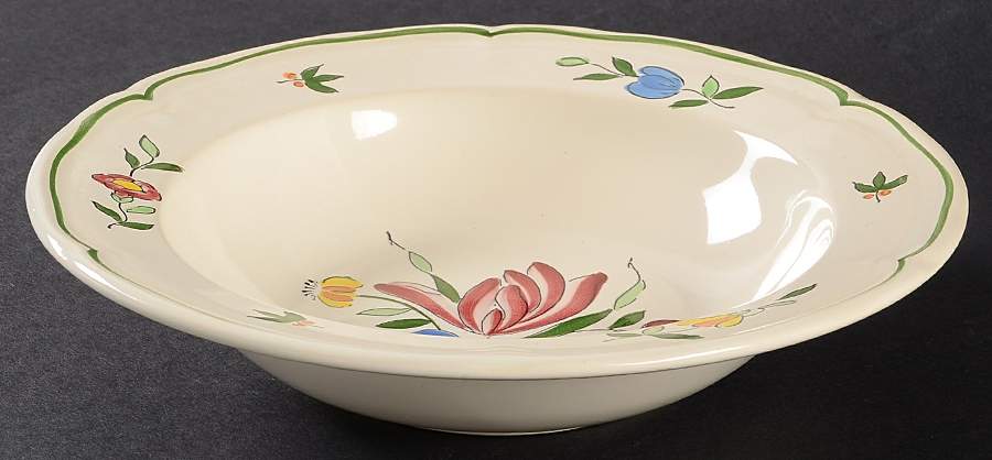 Tulipe Rim Soup Bowl by Longchamp-1