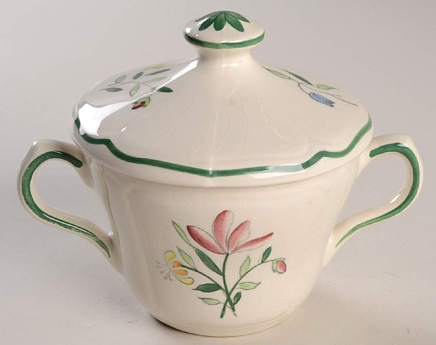 Tulipe Sugar Bowl & Lid by Longchamp-1
