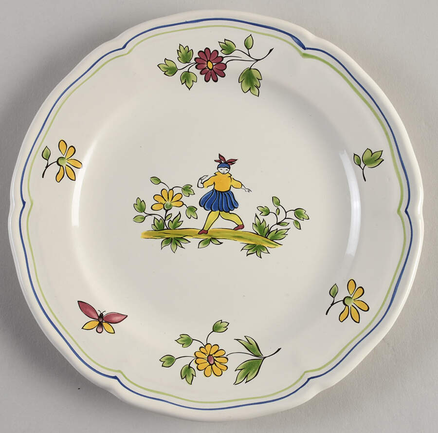 Moustiers Salad/Dessert Plate by Longchamp-1