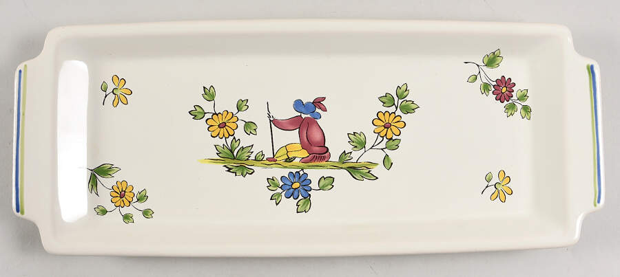 Moustiers Large Sandwich Tray by Longchamp-1