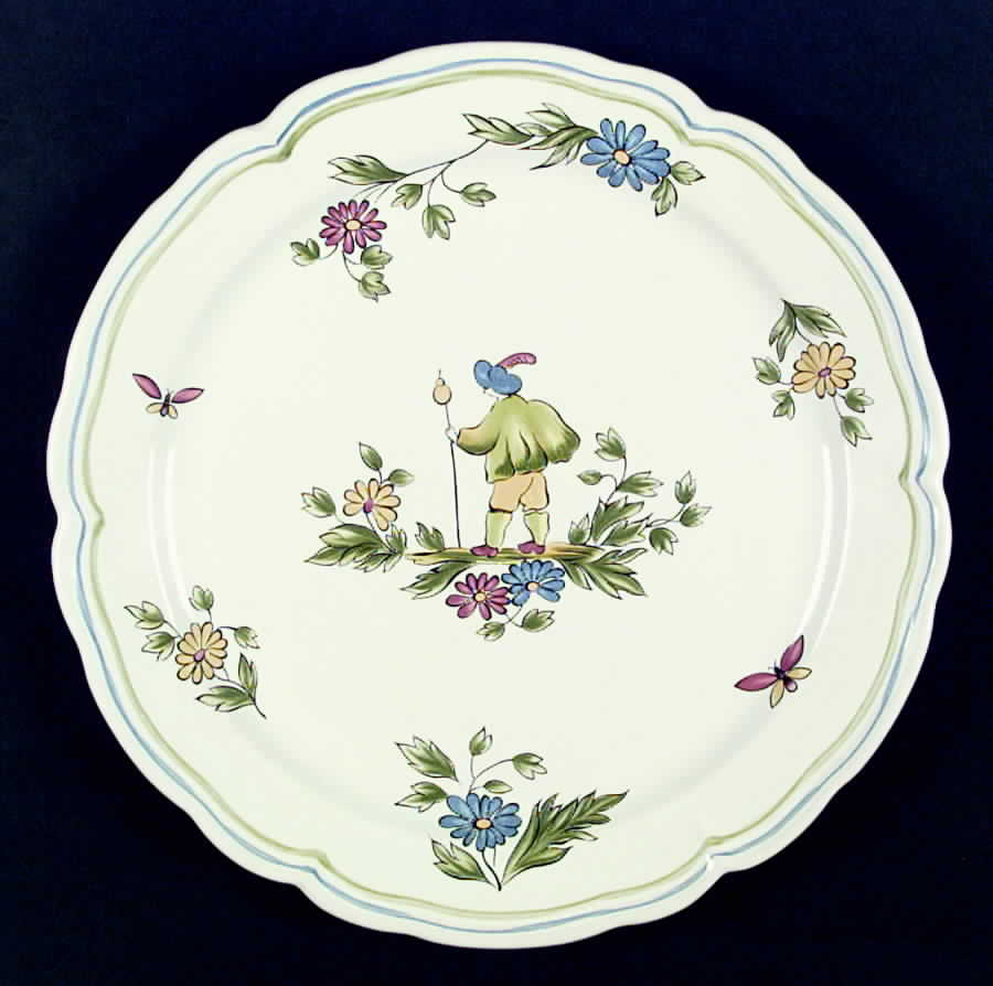 Moustiers 12" Chop Plate (Round Platter) by Longchamp-1