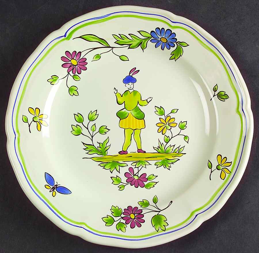 Moustiers Salad/Dessert Plate by Longchamp-1