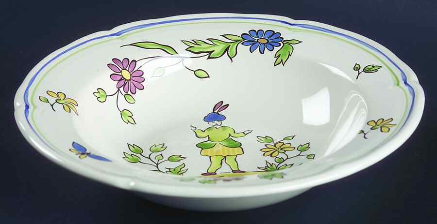 Moustiers Rim Soup Bowl by Longchamp-1